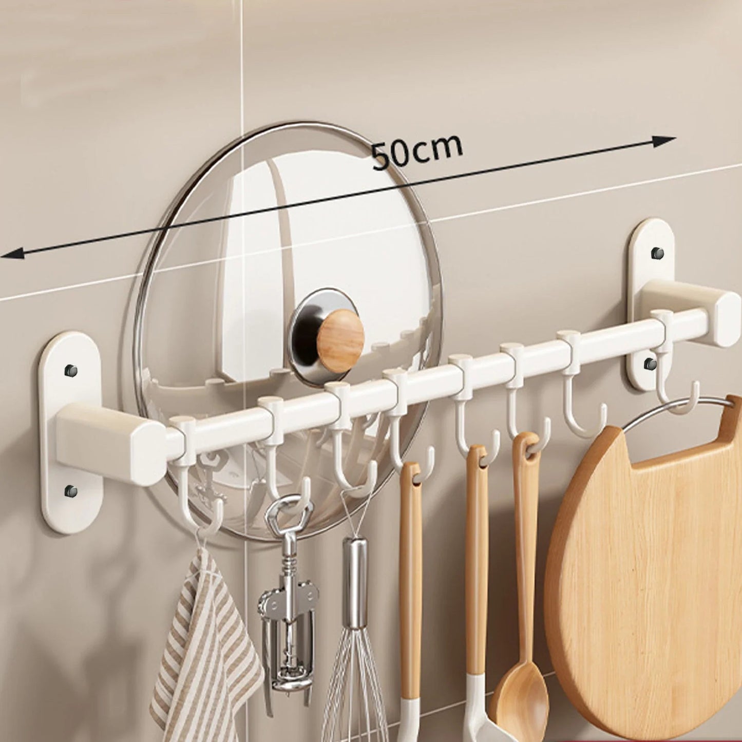 EasyKitchen - Ophangbaar Keuken Opbergrek (Boorvrij)