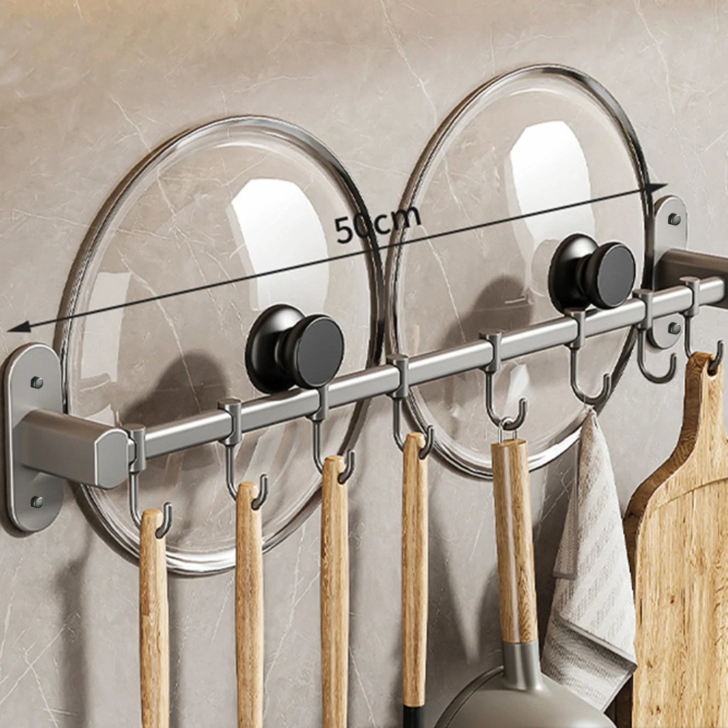 EasyKitchen - Ophangbaar Keuken Opbergrek (Boorvrij)