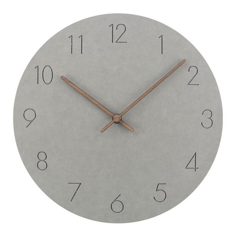 Nordische Houten Wandklok Stijlvol - 29 cm