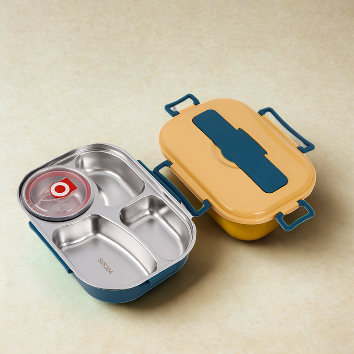 Thermische lunchbox van roestvrij staal