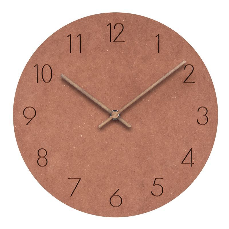 Nordische Houten Wandklok Stijlvol - 29 cm