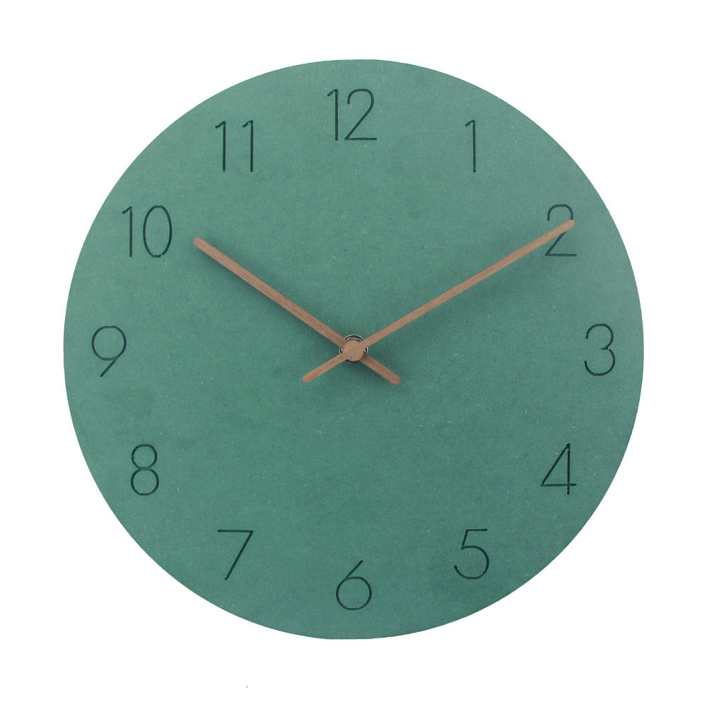 Nordische Houten Wandklok Stijlvol - 29 cm