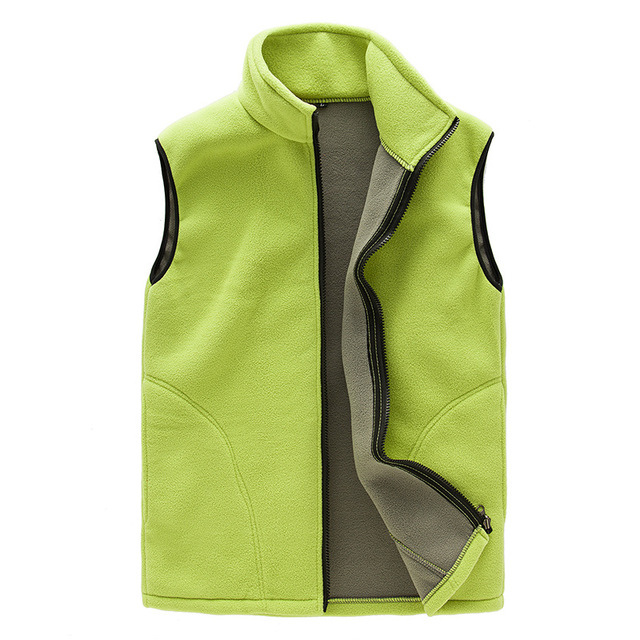 Warm Fleece Vest Bodywarmer Dames, Zachte Stof Met Ritssluiting & Kraag comfortabel winter tussenjas vest dames vrouwen