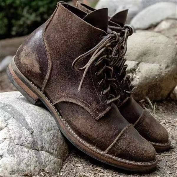 Comfortabele Leren Boots met Tijdloos Design