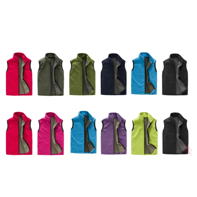 Warm Fleece Vest Bodywarmer Dames, Zachte Stof Met Ritssluiting & Kraag comfortabel winter tussenjas vest dames vrouwen