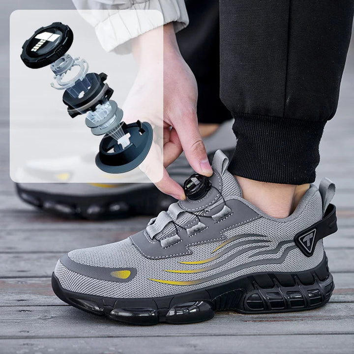 Veiligheidssneakers met Stalen Neus en Draaiknopsluiting