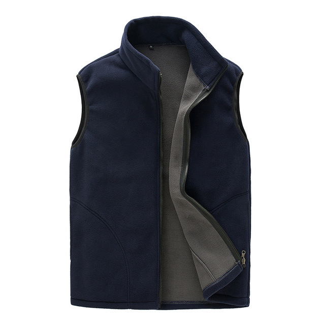 Warm Fleece Vest Bodywarmer Dames, Zachte Stof Met Ritssluiting & Kraag comfortabel winter tussenjas vest dames vrouwen