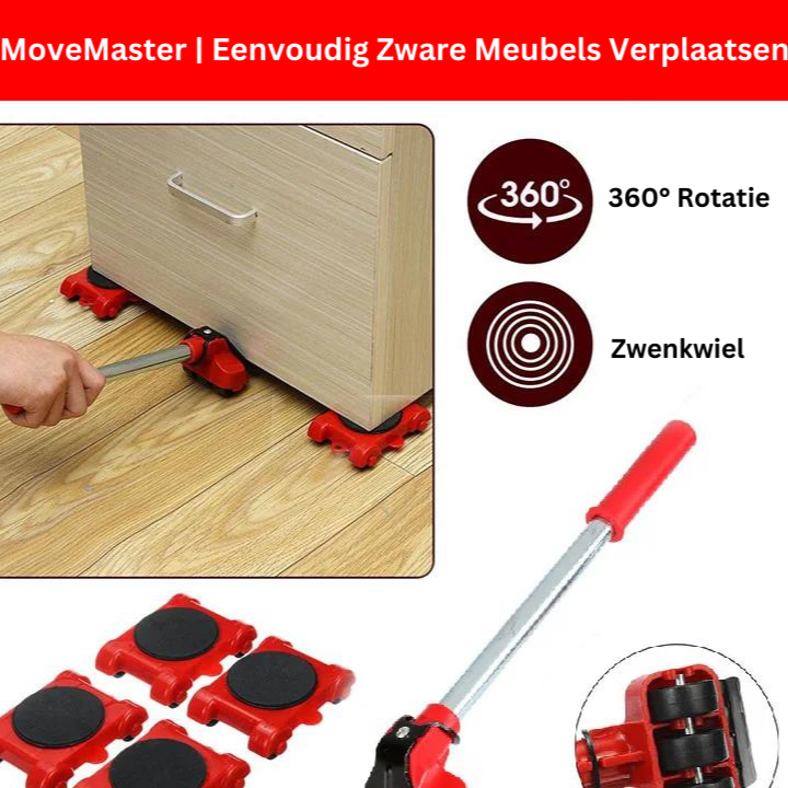 MoveMaster | Efficiënt Zware Meubels Verplaatsen met Gemak