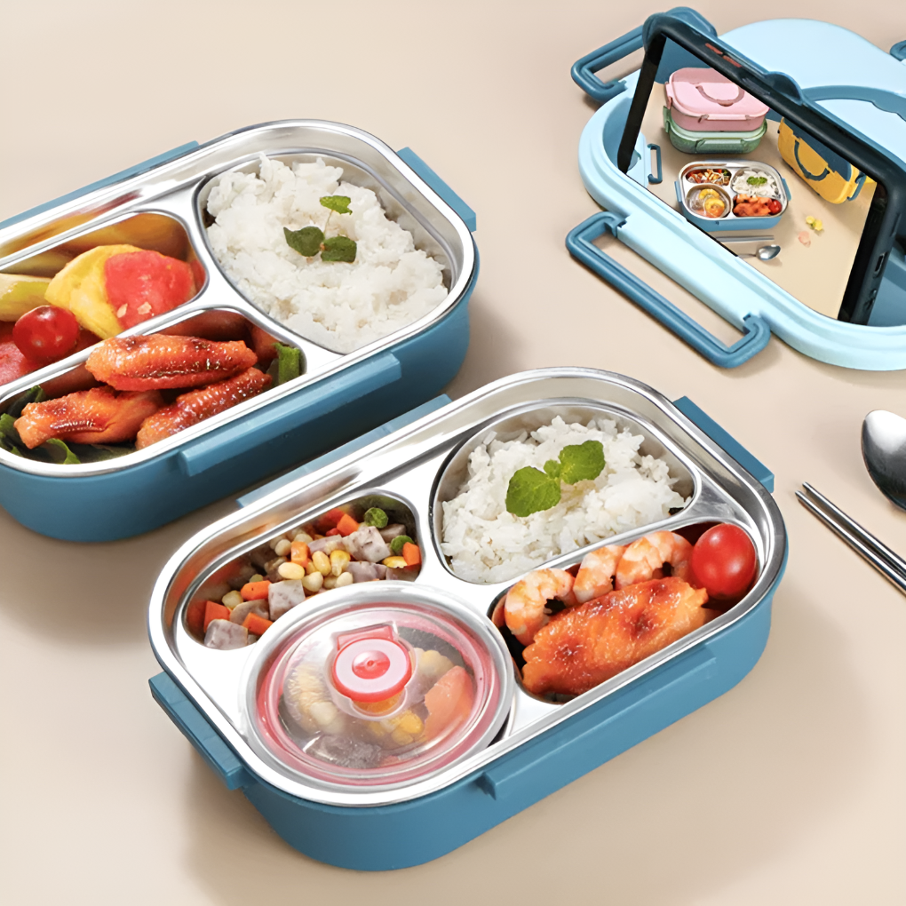 Thermische lunchbox van roestvrij staal
