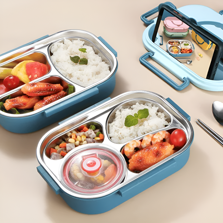 Thermische lunchbox van roestvrij staal