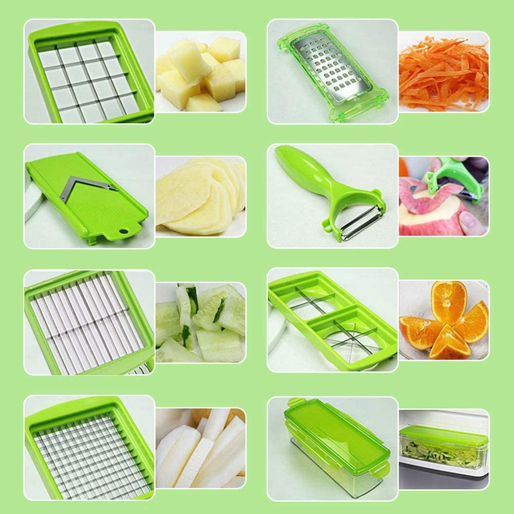 ClickCook - Multifunctionele 12-in-1 Groente En Fruit Snijder