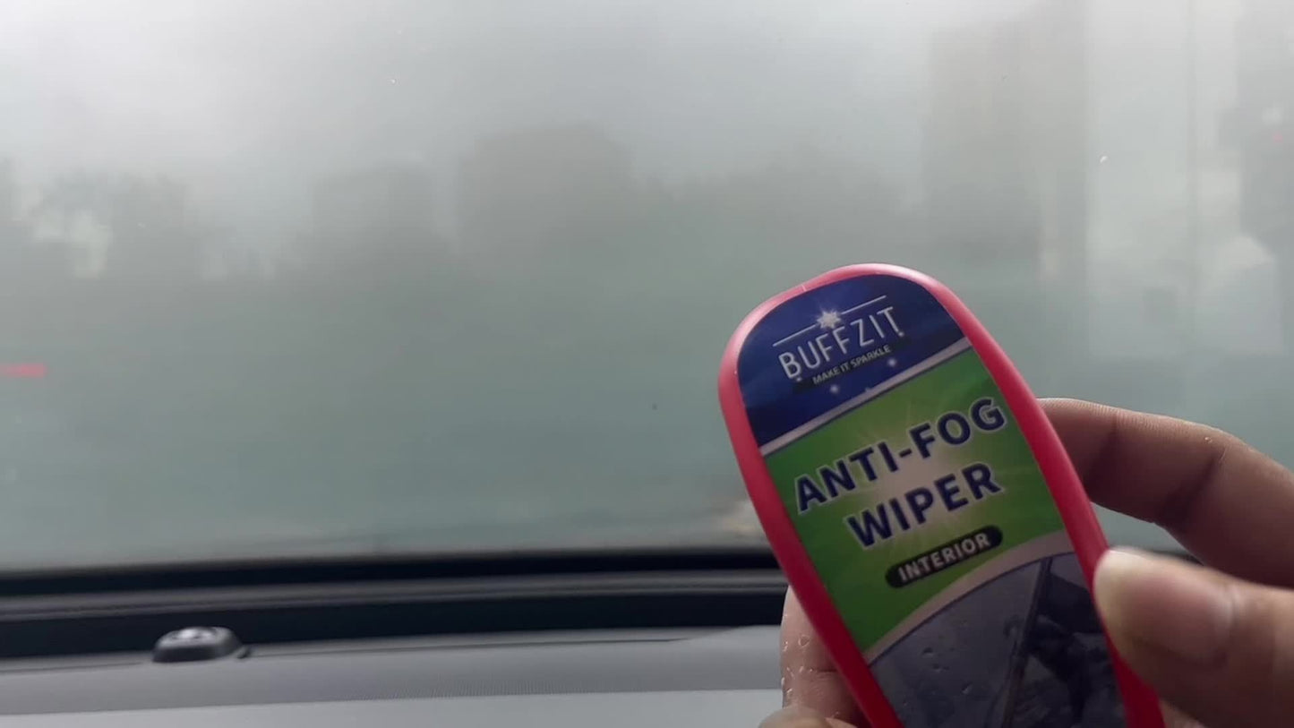 ClearView Anti-Fog Wisser voor Voorruit – Draagbare Ontwasemings Spons voor Auto, Helm & Spiegel, 120ml