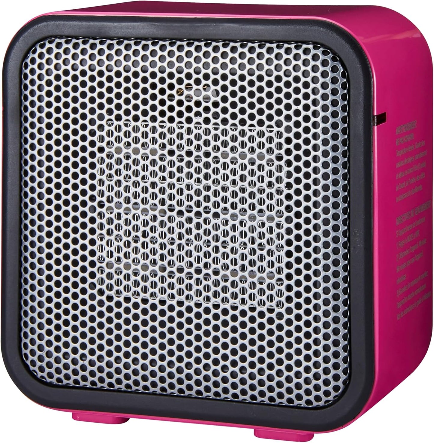 Basics Keramische Mini Verwarming | Compacte 500W Heater met Omvalbeveiliging - Draagbaar voor Bureau, Camping en Binnengebruik