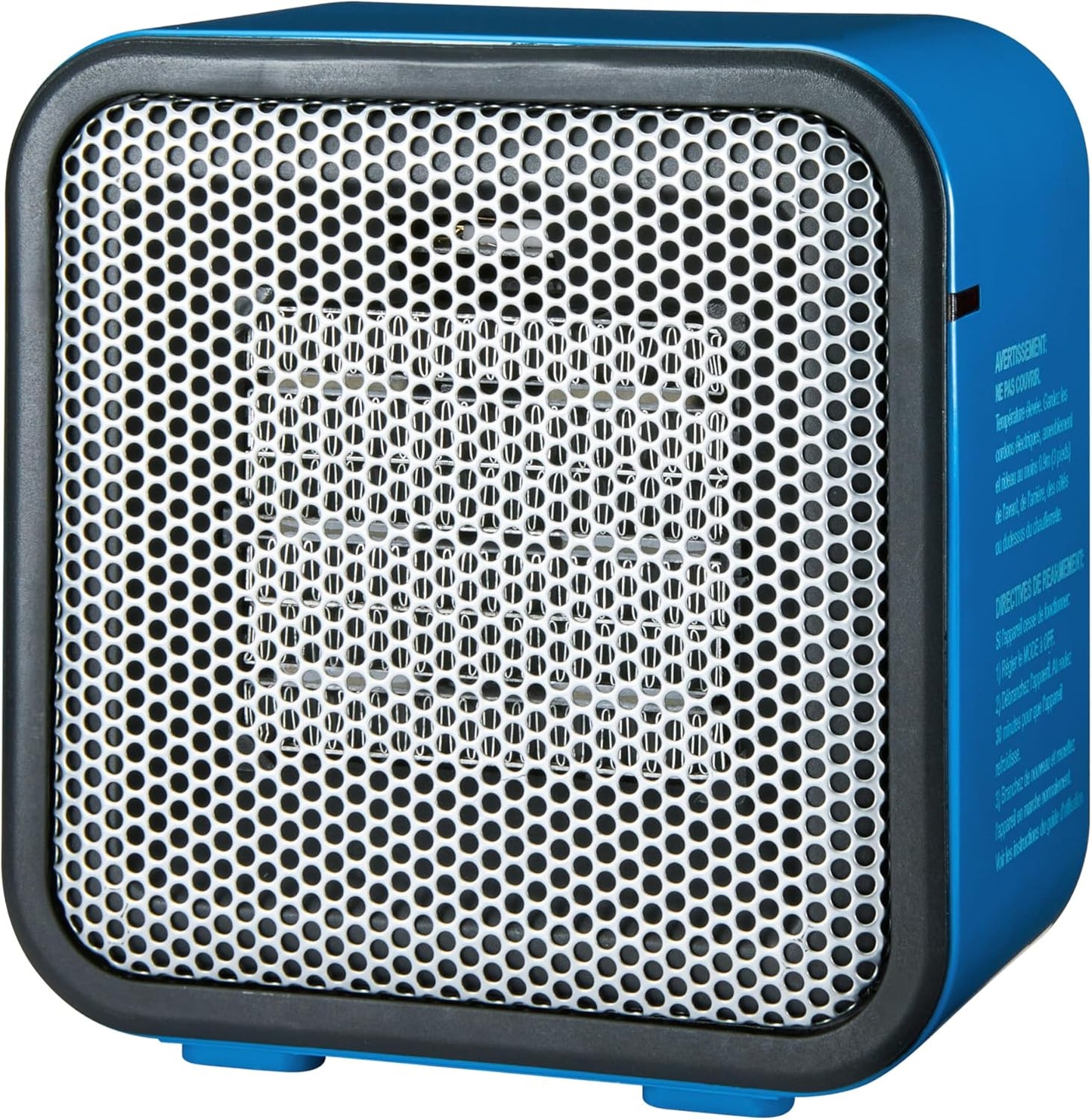 Basics Keramische Mini Verwarming | Compacte 500W Heater met Omvalbeveiliging - Draagbaar voor Bureau, Camping en Binnengebruik