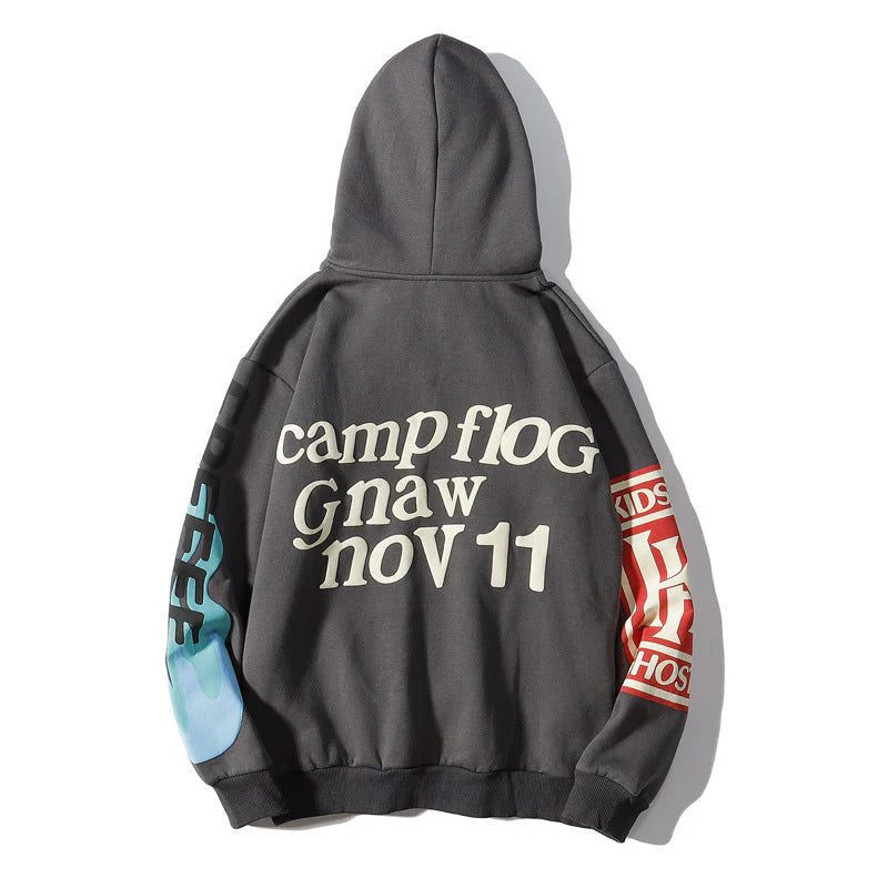 Comfortabele Hoodie Pulllover Met Capuchon - Lucky me