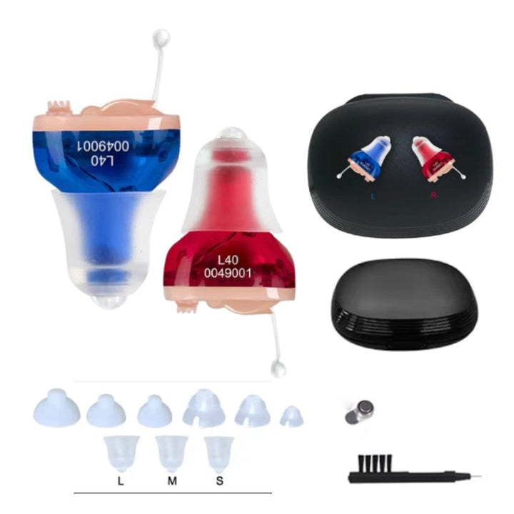 Onzichtbaar oplaadbaar digitaal hoortoestel