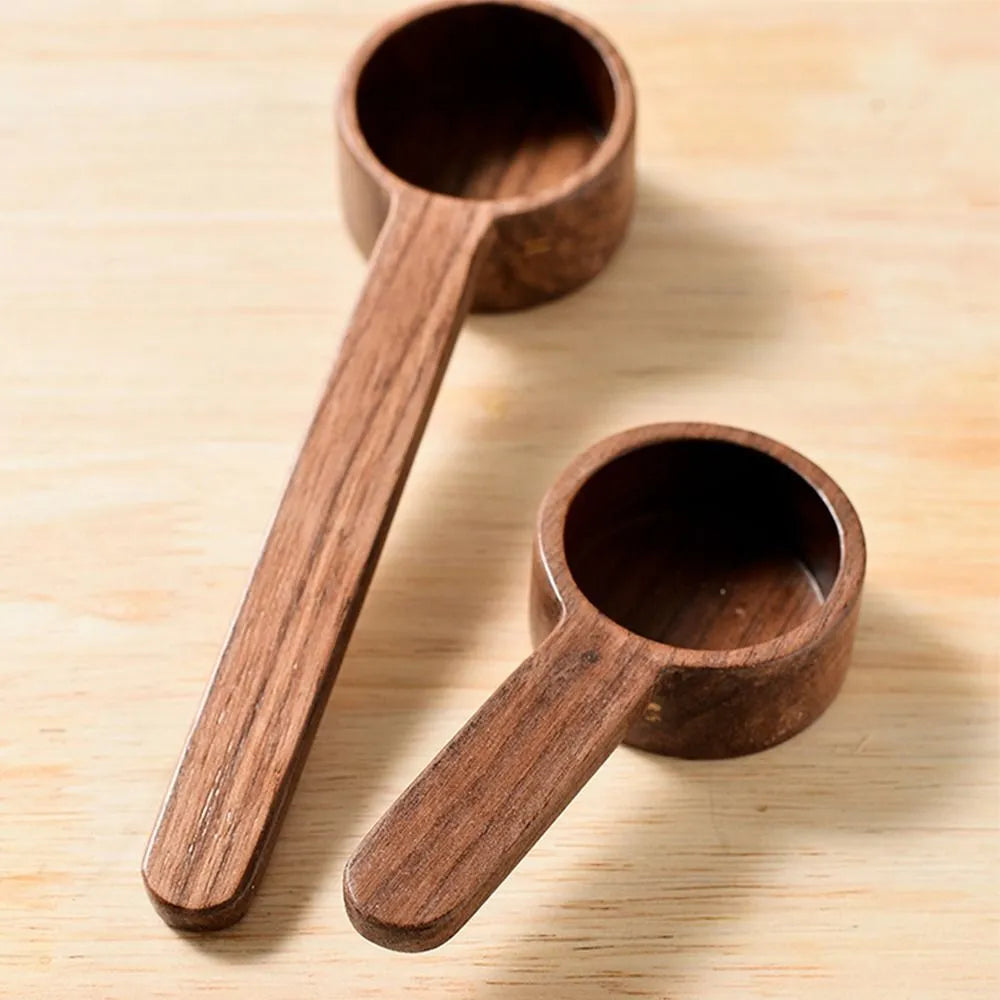 DarkWood - Set Houten Maatlepels voor Nauwkeurige Keukenmeting