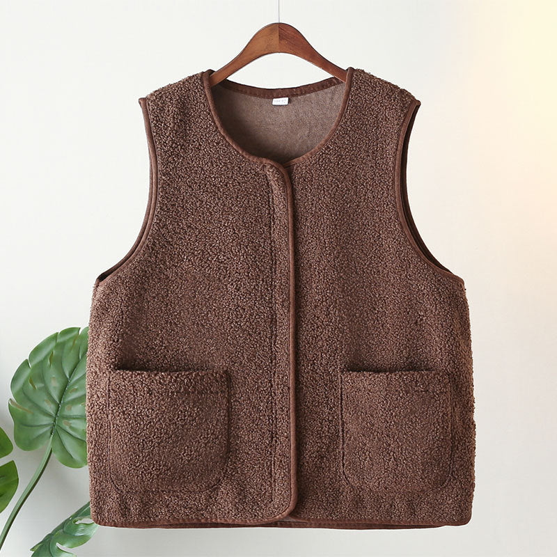 Casual Mouwloos Fleece Vest Voor Dames - Xenia