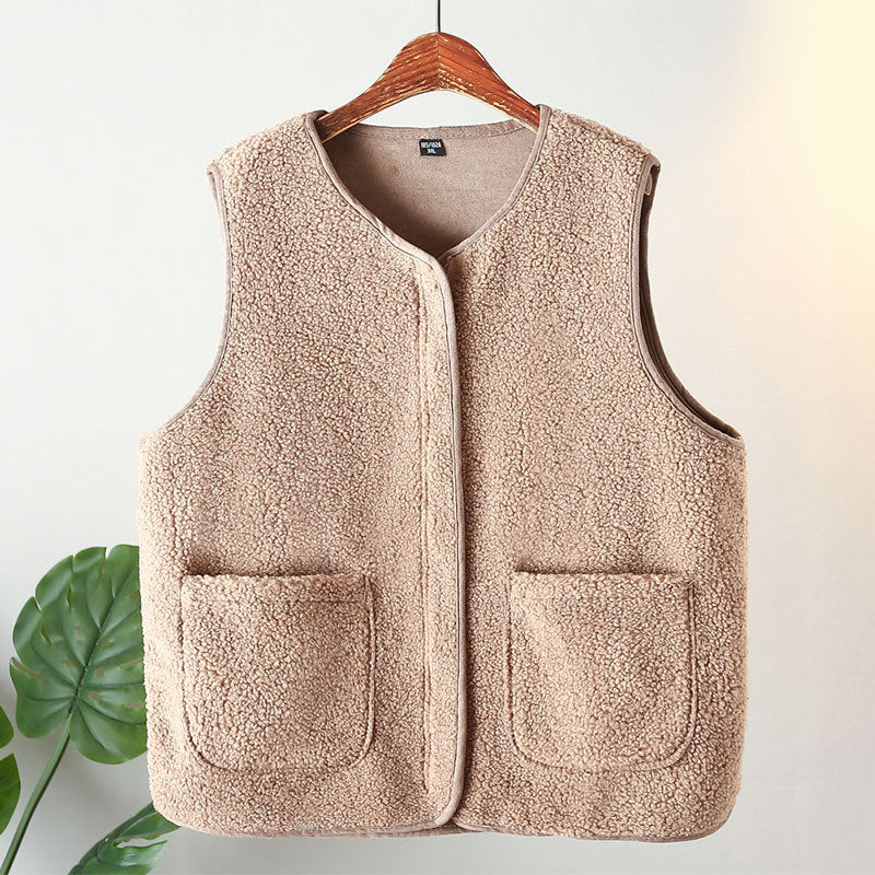 Casual Mouwloos Fleece Vest Voor Dames - Xenia