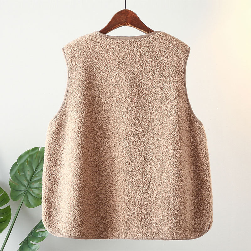 Casual Mouwloos Fleece Vest Voor Dames - Xenia
