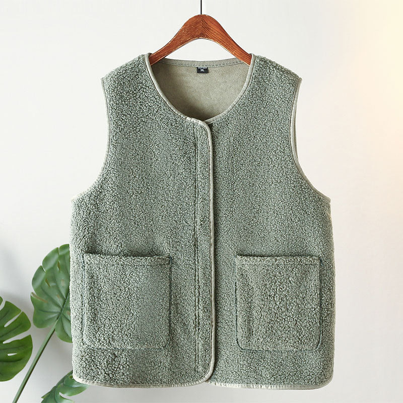 Casual Mouwloos Fleece Vest Voor Dames - Xenia