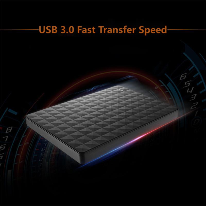 Ultradunne Draagbare Harde Schijf 10TB | Grote Capaciteit & Razendsnelle USB 3.0 - Lichtgewicht Design - EasySafe