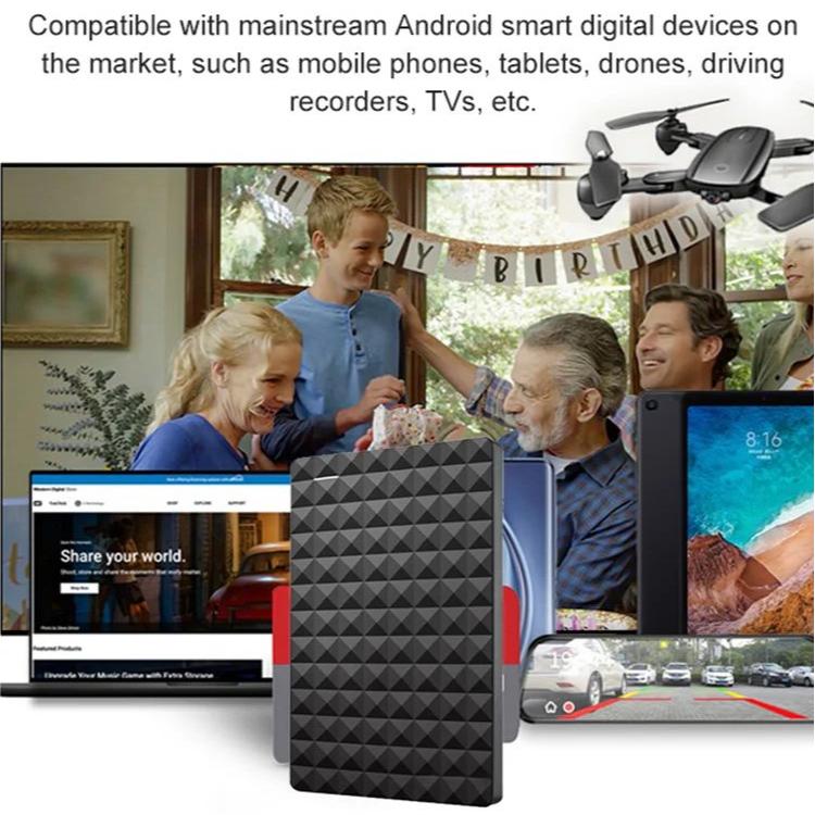 Ultradunne Draagbare Harde Schijf 10TB | Grote Capaciteit & Razendsnelle USB 3.0 - Lichtgewicht Design - EasySafe