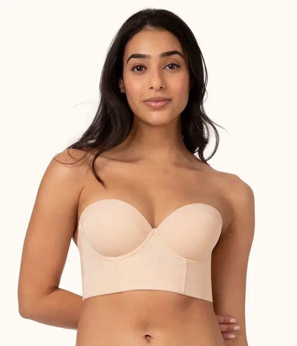 Elegante Comfortabele Strapless Push Up BH│1+1 Gratis beige zonder bandjes