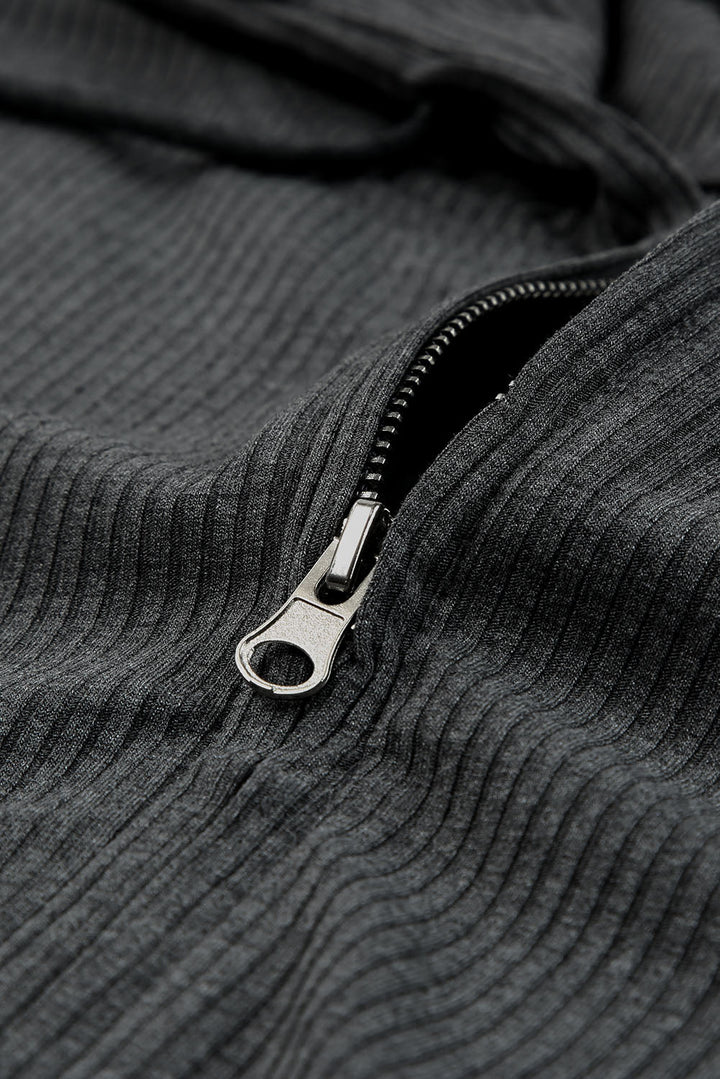 Sweatshirt Met Rits en Capuchon Voor Dames