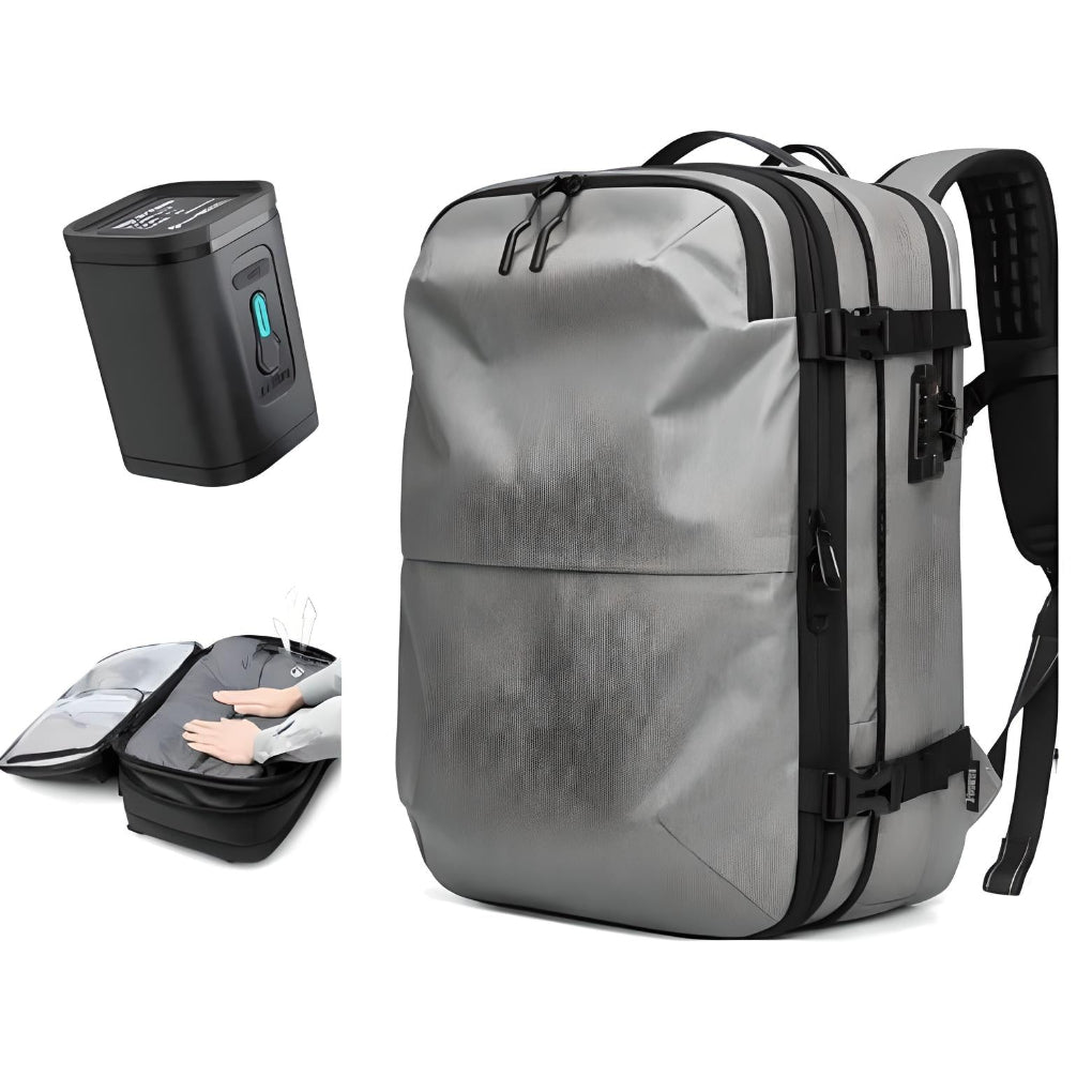 Handbagage compressierugzak – lichtgewicht, veilig en ideaal voor korte reisavonturen