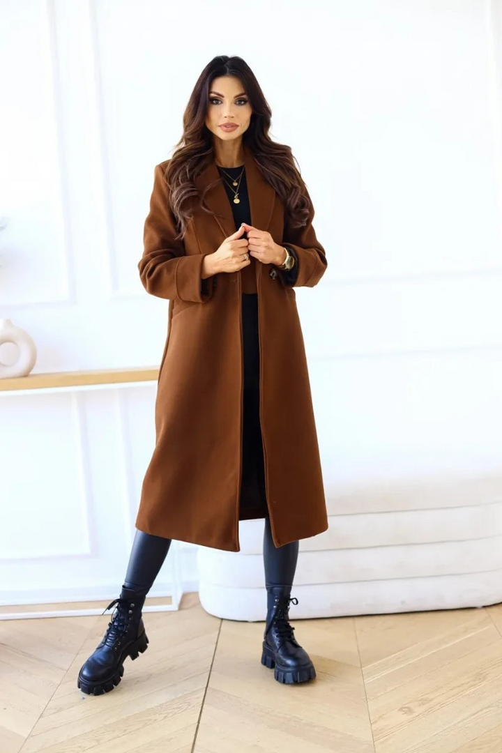 Alissa - Chique Trenchcoat Met Getailleerde Pasvorm damesjas lang comfortabel chique