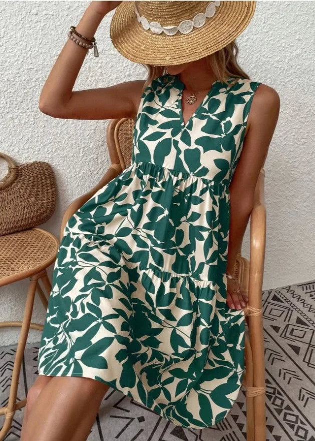 Elsie – Elegante Zomerjurk met V-hals