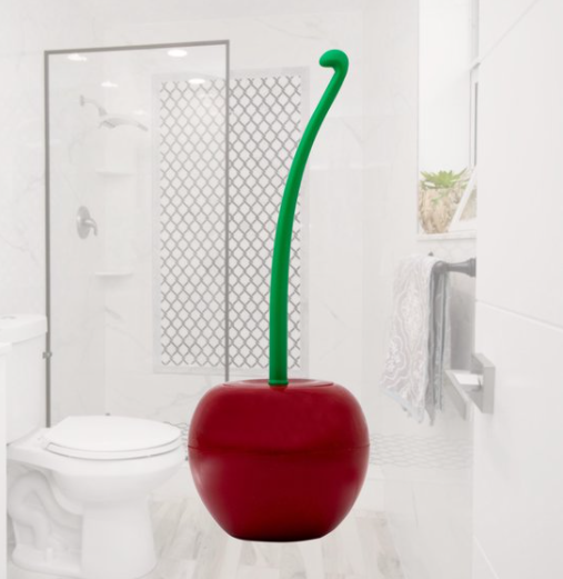 Unieke kersen WC-borsel - Perfecte Cadeau