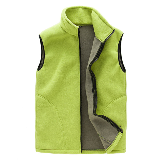 Warm Fleece Vest Bodywarmer Dames, Zachte Stof Met Ritssluiting & Kraag comfortabel winter tussenjas vest dames vrouwen
