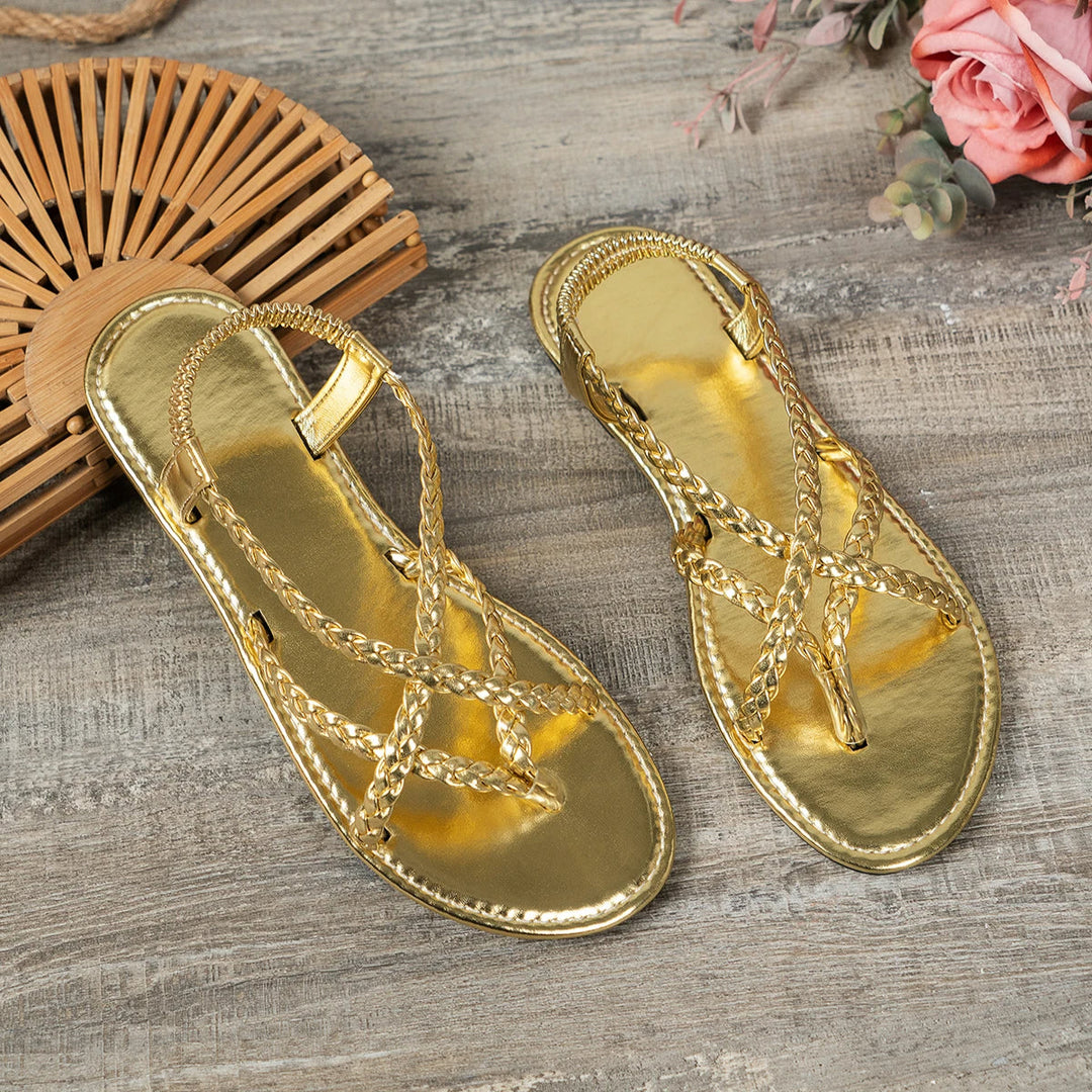 Gevlochten Dames Slippers - ideaal voor de lente