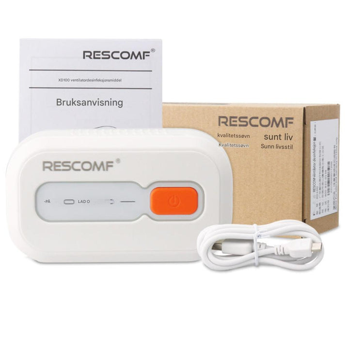 Draagbare CPAP-reiniger en ontsmettingsmiddel