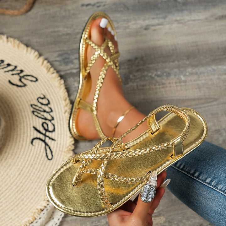 Gevlochten Dames Slippers - ideaal voor de lente