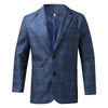 Vintage Heren Blazer met Ruitenprint