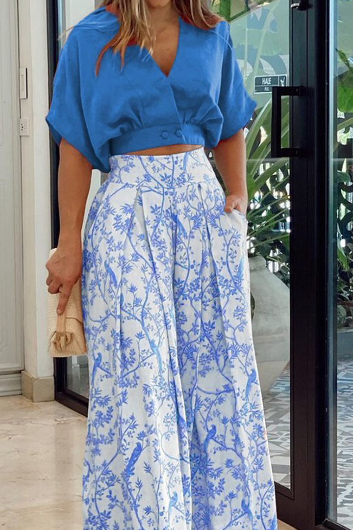 Moderne Elegante Tweedelige Set
