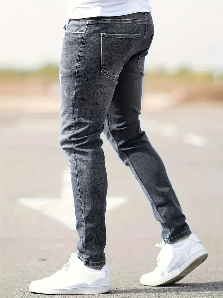 Trendy Slim Fit Denim Jeans Voor Mannen - Charley