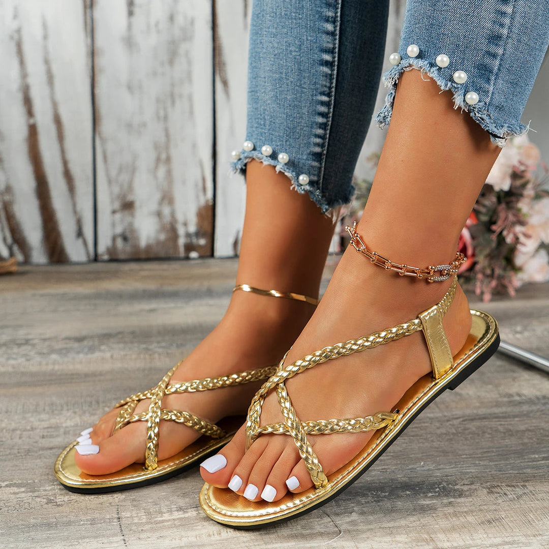 Gevlochten Dames Slippers - ideaal voor de lente
