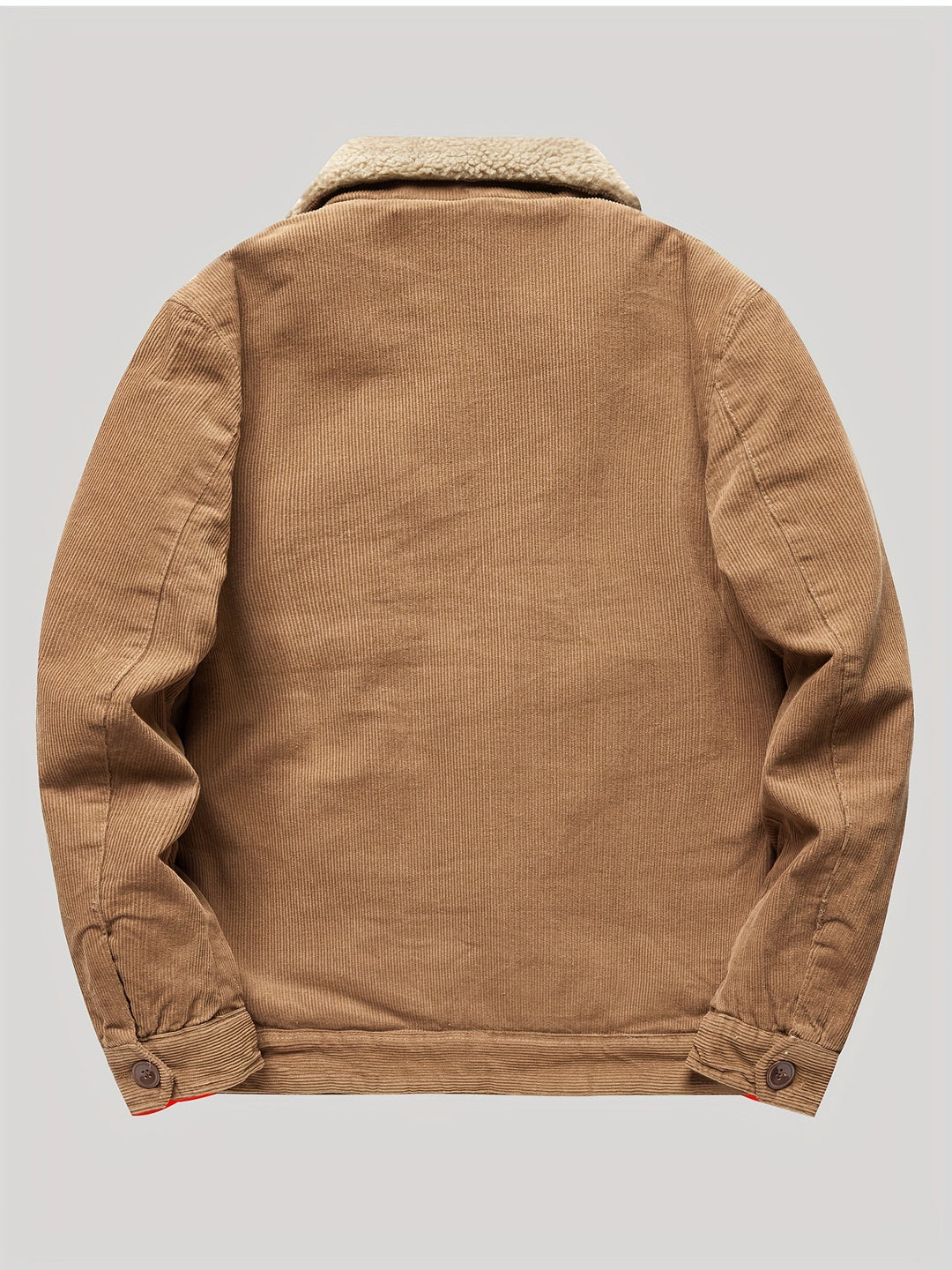 Luxe Corduroy Jas Met Fleece Voering Voor Heren - Gulian