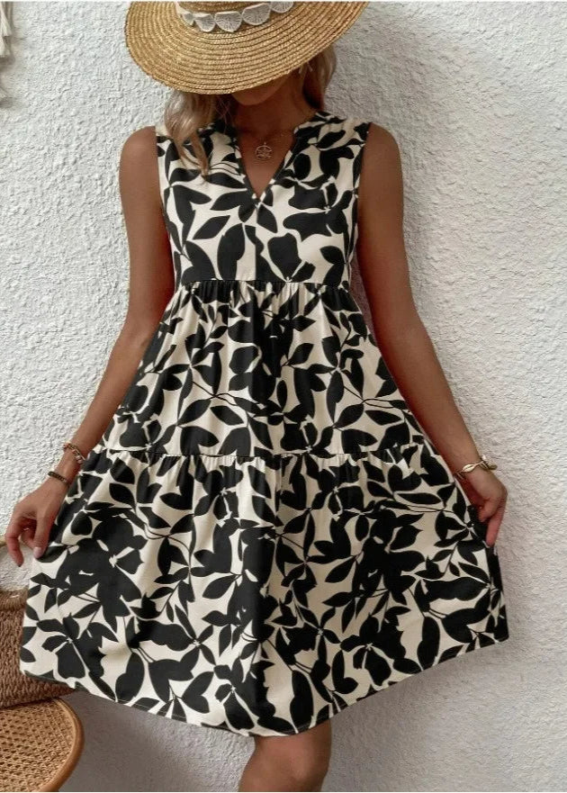 Elsie – Elegante Zomerjurk met V-hals