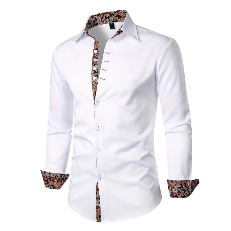 Stijlvol Modern Overhemd, Party Blouse Voor Heren - Julian