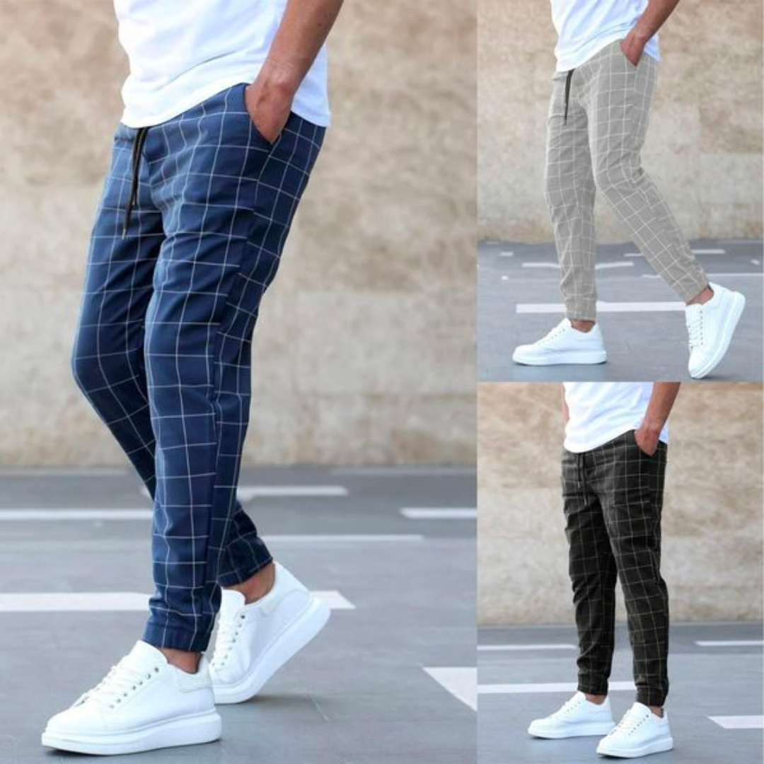 Deze pantalon combineert moeiteloos stijl en comfort, waardoor het een must-have is voor elke moderne garderobe.