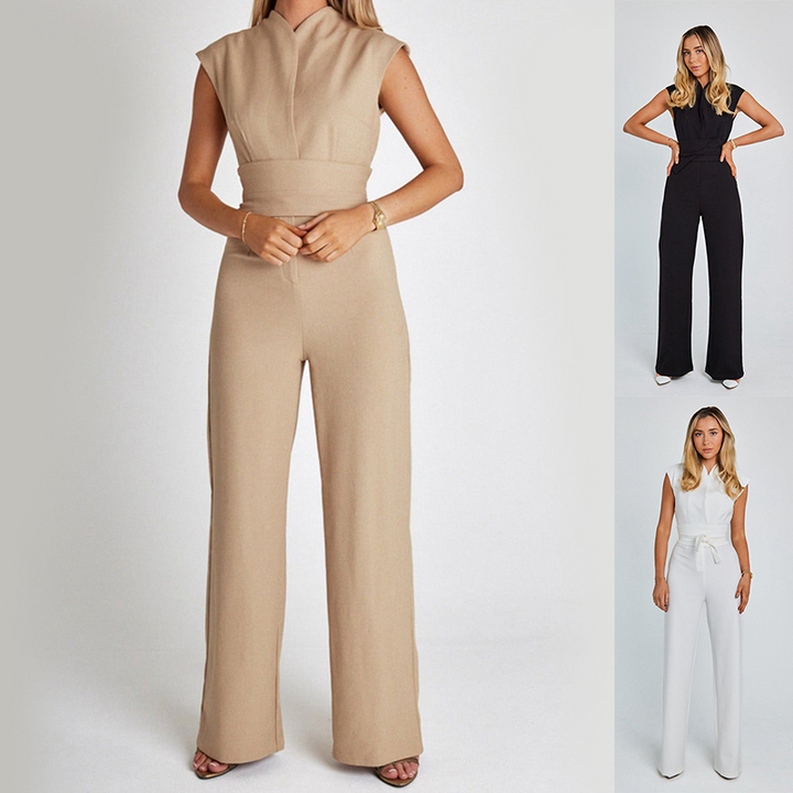 Elegante Mouwloze Jumpsuit voor Vrouwen