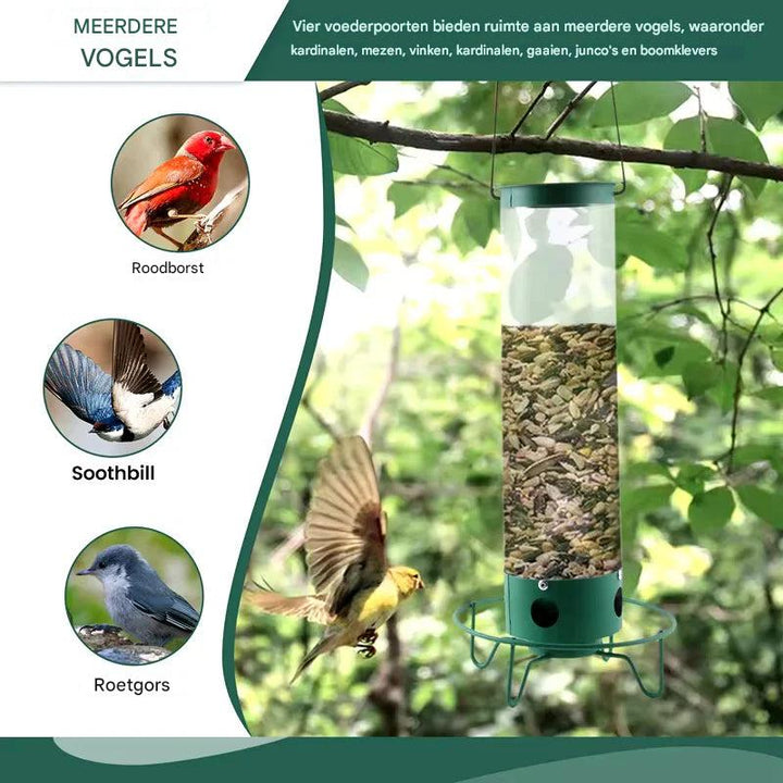 Eekhoornbestendige vogelvoederbak