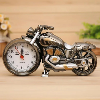 Unieke Retro Motorfiets Wekker - Quartz Home