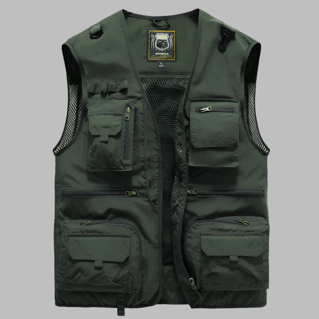 Zomervest met meerdere zakken