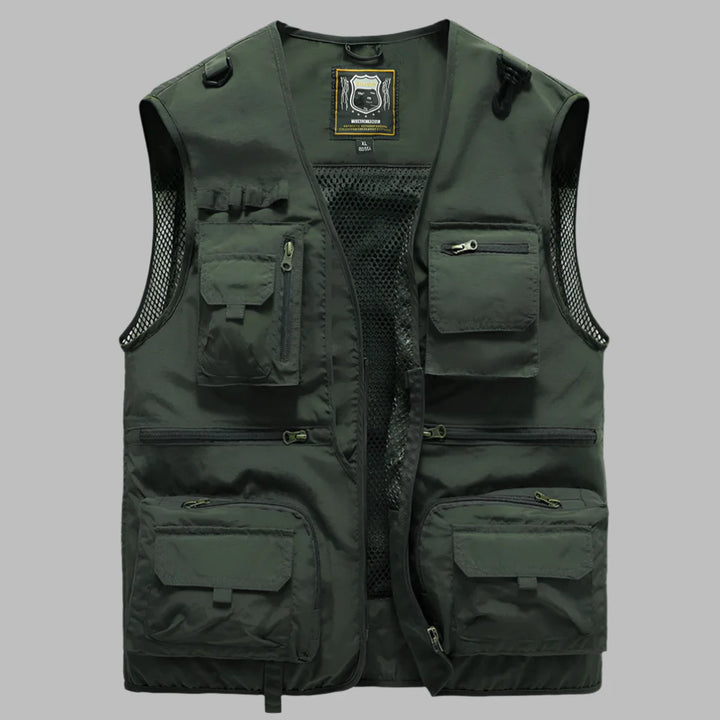 Zomervest met meerdere zakken